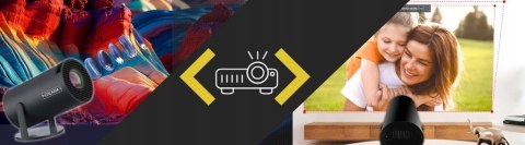 Mini Projektor Galaxia Hy300 Smart Tv Android Wifi Full Hd 180°
