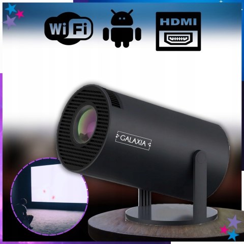 Mini Projektor Galaxia Hy300 Smart Tv Android Wifi Full Hd 180°