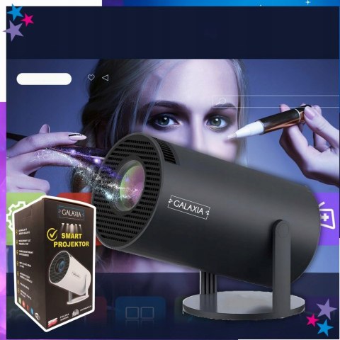 Mini Projektor Galaxia Hy300 Smart Tv Android Wifi Full Hd 180°