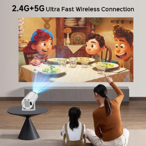 Mini Projektor Smart Android 11 | Hd 1080P | Przenośny | Wi-Fi I Bluetooth
