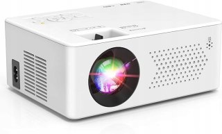 Mini Rzutnik Full Hd 1080P Z Bluetooth 5.1, Przenośny, Domowe Kino 200 Cali
