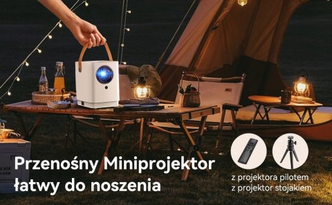 Mobilny Projektor Led Surewheel Q3 8000 Lumenów Fhd 4K, Smart Tv, Wifi