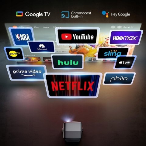 Projektor Laserowy Jmgo N1s Ultra 4K, Google Tv, 3000 Ansi Lumenów