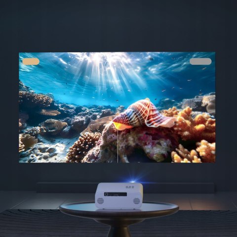Projektor Lcd 1080P 1000 Ansi Hdr10 Hunkstar P3 Android Wifi Usb Bluetooth