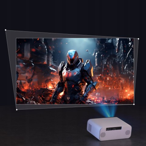 Projektor Lcd 1080P 1000 Ansi Hdr10 Hunkstar P3 Android Wifi Usb Bluetooth