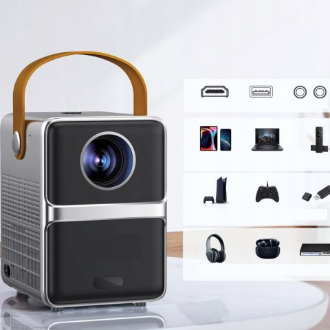 Projektor Led 10000Lm 1080P Z Wifi 5G, Autofokus, Krótkie Fokusem
