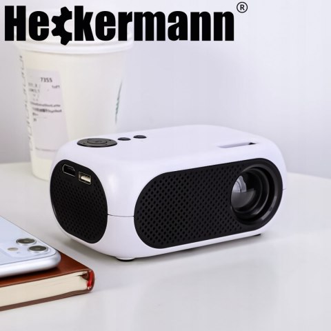 Projektor Led 1080P Przenośny 1200 Lumenów Do Domowego Kina I Prezentacji