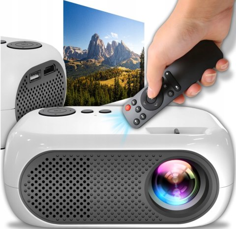 Projektor Led 1080P Przenośny 1200 Lumenów Do Domowego Kina I Prezentacji