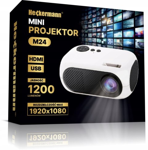 Projektor Led 1080P Przenośny 1200 Lumenów Do Domowego Kina I Prezentacji