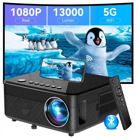 Projektor Led Cubot Sw10 Full Hd 150 Cali Wifi 5G, 2X Hdmi 2X Usb, Keystone