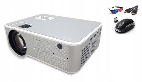Projektor Led Hd 3500Lm 177 Cali Wifi Android 6.0, 50K Godzin, 16:9/4:3