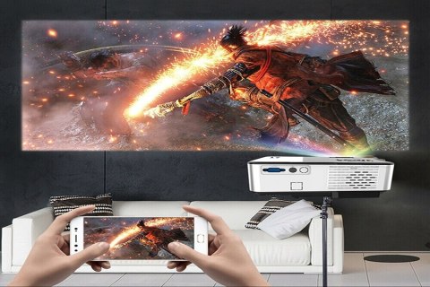 Projektor Led Hd 3500Lm 177 Cali Wifi Android 6.0, 50K Godzin, 16:9/4:3