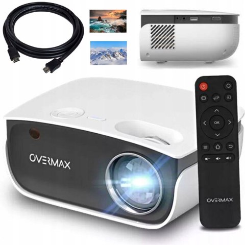 Projektor Led Przenośny Multipic 2.5 Full Hd 2000 Lumen Hdmi Pilot 120 Cali