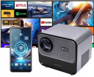 Projektor Led Surewheel Sw30 220 Cali Fhd 4K Z Wifi I Android Tv