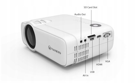 Projektor Led Vankyo Leisure 430 Full Hd 5000 Lm Usb Hdmi Na Domowe Kino