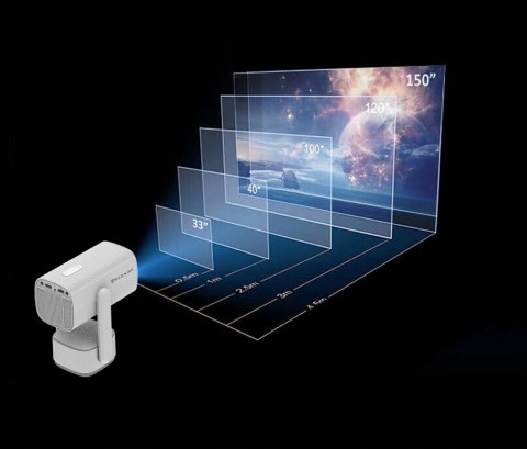 Projektor Medialove K2 Hy300 Plus Led Z Android 11, Wifi, Auto Focus, 250 Ansi