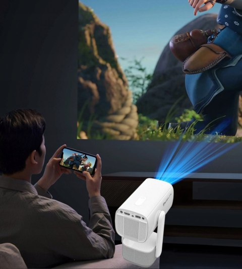 Projektor Medialove K2 Hy300 Plus Z Android 11, Wifi I Wbudowaną Baterią