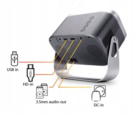 Projektor Mirai Optics Lumini 7000 Lumen Android 11 360° Rotacja 150