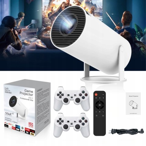 Projektor P30max Z Android 11, 2 Pady Do Gier, 4K, Smart Tv, Netflix