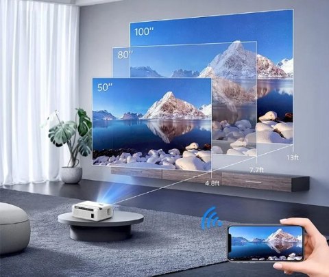 Projektor Zenwire E520h 4K Full Hd, Android 9.0, Wifi, Bluetooth, 9000 Lm