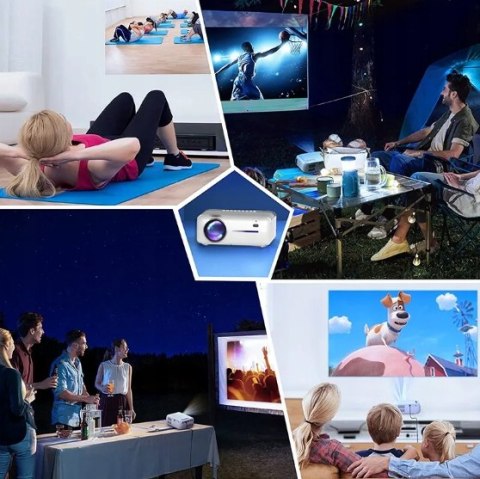 Projektor Zenwire E520h 4K Full Hd, Android 9.0, Wifi, Bluetooth, 9000 Lm