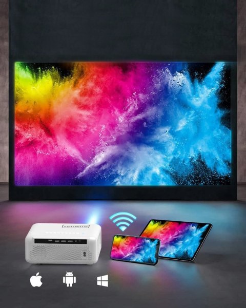Projektor Zenwire E520h 4K Full Hd, Android 9.0, Wifi, Bluetooth, 9000 Lm