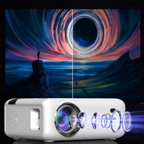 Projektor Zenwire E520h 4K Full Hd, Android 9.0, Wifi, Bluetooth, 9000 Lm