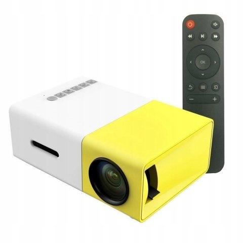 Przenośny Mini Rzutnik Projektor Led Full Hd Do Telefonu Laptopa Tableta