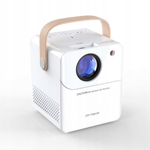 Przenośny Rzutnik Led Android 7.1 720P Wifi Hdmi Smart Tv Netflix Z Pilotem