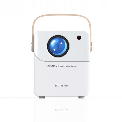 Przenośny Rzutnik Led Android 7.1 720P Wifi Hdmi Smart Tv Netflix Z Pilotem