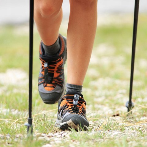 Kieki Trekkingowe Nordic Walking Składane Teleskopowe Z Systemem Antishock