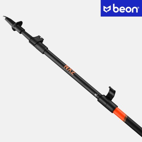 Kije Nordic Walking Beon Nx2 - Telescopowe, Regulowane 61-135 Cm, 4 Nasadki