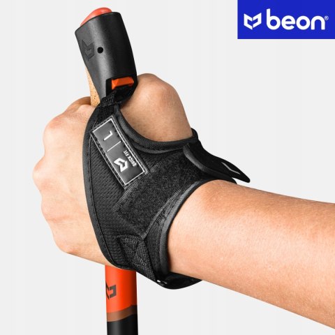 Kije Nordic Walking Beon Nx4 Składane Regulowane 61-135Cm Komfortowe Lekkie