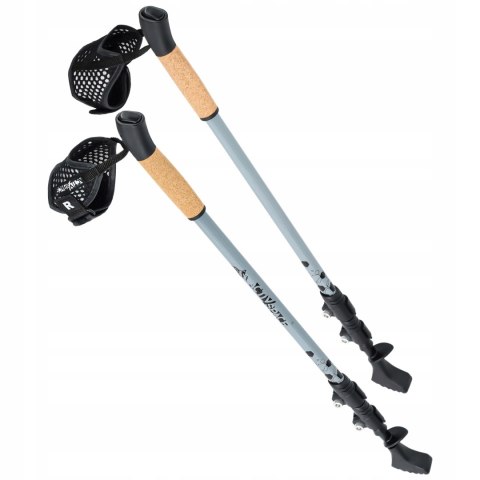 Kije Nordic Walking Składane, Regulowane Teleskopowe 65-140 Cm Do Trekkingu