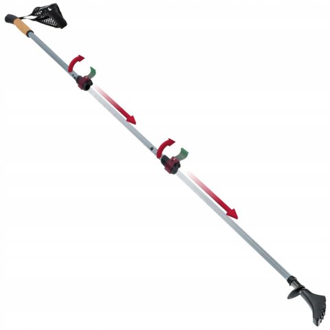 Kije Nordic Walking Składane, Regulowane Teleskopowe 65-140 Cm Do Trekkingu