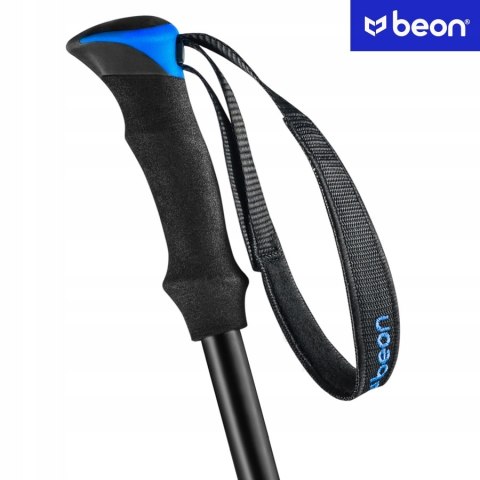Kije Trekkingowe Beon Smart Blue 2X Teleskopowe 61-135 Cm Do Treningu Spacerów I Turystyki