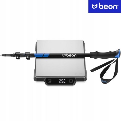 Kije Trekkingowe Beon Smart Blue 2X Teleskopowe 61-135 Cm Do Treningu Spacerów I Turystyki