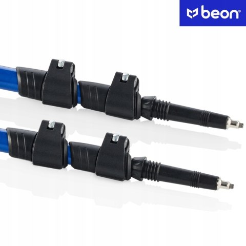 Kije Trekkingowe Beon Smart Blue 2X Teleskopowe 61-135 Cm Do Treningu Spacerów I Turystyki