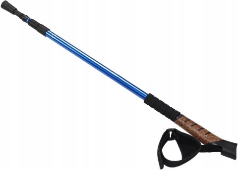 Kije Trekkingowe Nordic Walking 2X Regulowane 3Segmentowe Antishock Korkowe