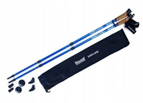 Kijki Nordic Walking Evolution Sortland 3-Sekcyjne Z Antishock 135 Cm