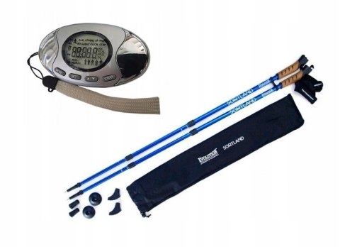 Kijki Nordic Walking Evolution Sortland 3-Sekcyjne Z Antishock 135 Cm