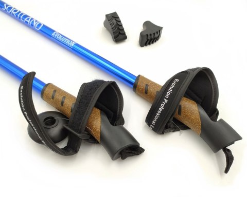 Kijki Nordic Walking Evolution Sortland 3-Sekcyjne Z Antishock 135 Cm