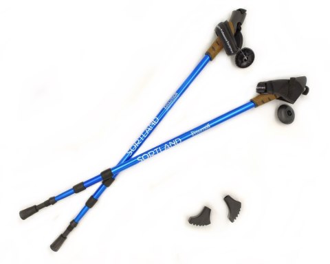 Kijki Nordic Walking Evolution Sortland 3-Sekcyjne Z Antishock 135 Cm