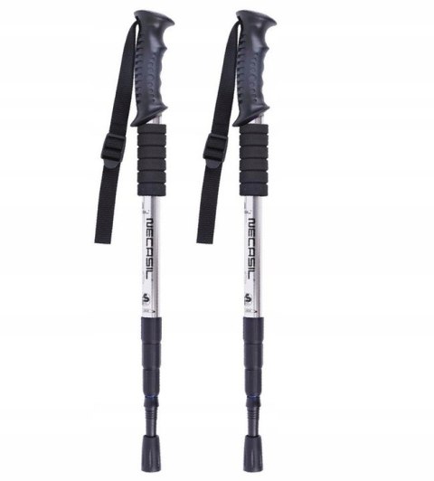 Kijki Nordic Walking Regulowane Antishock Ergonomiczne Rączki, Zestaw 2 Szt