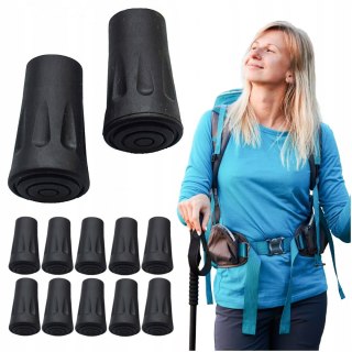 Końcówki Do Kijków Trekkingowych I Nordic Walking 10 Szt Guma Tpr Na Asfalt