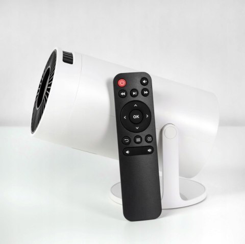 Mini Projektor 4K Smart Android Tv Z Wifi, Bluetooth I Głośnikiem 3W