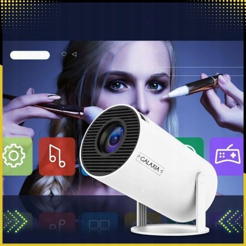 Mini Projektor Galaxia Hy300 Smart Led Android 11 Wifi Bluetooth Full Hd
