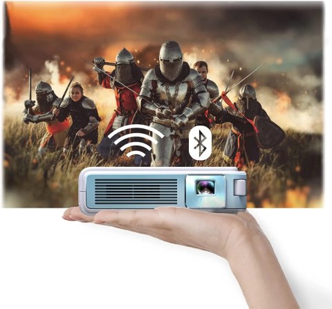 Projektor Full Hd 1920X1080 Wi-Fi Android 10, 100 Cali, 300 Ansi, Przenosny