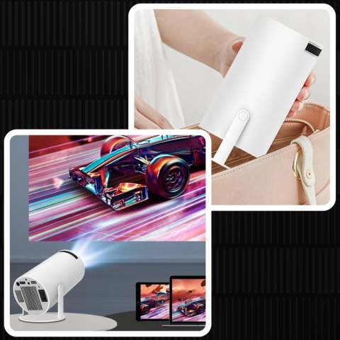 Projektor Full Hd Android Tv Z Wifi, Bluetooth I Wbudowanym Głośnikiem