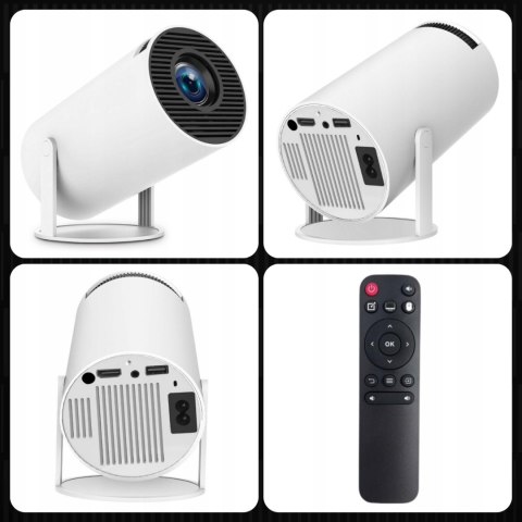 Projektor Full Hd Android Tv Z Wifi, Bluetooth I Wbudowanym Głośnikiem